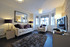 Bramley apartment open plan living space.