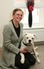Homeowner Zoe Blythin and her Boxer puppy Roxy, settling into their new Linden Home at Freshney Green, Grimsby.