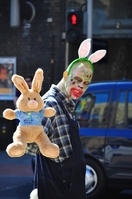 Zombie bunny offers an alternative Easter day out