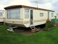 A typical free caravan from Park Holidays UK