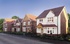 A street scene of the traditional looking Redrow homes at Heathlands in Buckley.