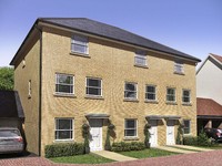 An artist’s impression of the four-bedroom ‘Holly’ townhouse
