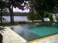 The pool and river view at Villa Apsara The pool and river view at Villa Apsara