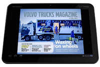 Volvo Trucks tablet magazine available on Android