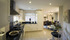 The attractive kitchen family room 