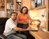 Sarbajit and Moloya pictured in the study of their new Redrow home at Sandy Lane.
