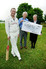 Debbie Dalton, David Hunt and David Hunt Jr with cheque