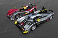 Audi R18 TDI with efficient aerodynamics