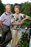 Richard and Gillian Redwood take in the views on their balcony 2