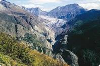 The Aletsch Glacier in summer