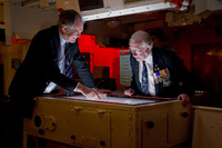 Explore the Operations Room on HMS Belfast