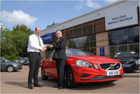 Volvo car winner drives off in new S60 R-Resign Premium