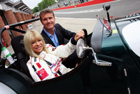 Jo Wood to make racing debut - with help from David Coulthard