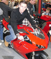 Local superbike fan lives his dream