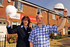 First-time buyer Dave Gordon with Sales Executive Linda Lowe 