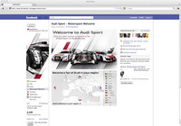 Audi Sport launches Facebook page