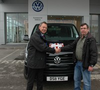 Volkswagen Van Centre Stoke helps ex-Marine's epic walk