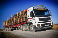 Welsh timber haulier takes UK’s first Volvo FMX tractor unit