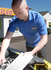 Fitting a new pollen filter at Wilco motor Spares, Norwich