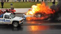 A very hot rod at Santa Pod’s Main Event