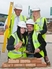 Adam and Nicki with Persimmon's Chris Liston and Emma Clements