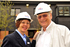 Homebuyer Tony White with Taylor Wimpey Sales Executive Ann Healy