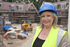 Kebbell Homes sales representative Hilary Judd at Harmonia Court in North Watford