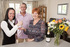 Kebbell sales representative Claire Hepburn welcomes Thomas and Desmene Wallis