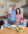 The Irish family in their David Wilson home 