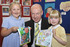 Pictured left to right Amelia West aged 7, Martin Shorlan from Barratt and Emily Voyce aged 6