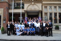 The team at the Capital Hotel celebrate