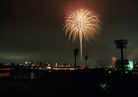 Fireworks over Tokyo