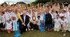 Linden Homes sales director Steve Garton (left) with Oundle Town Cricket Club