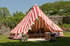 Striped Bell Tent from The Glam Camping Company 