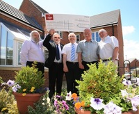 House builder helps annual garden event to blossom