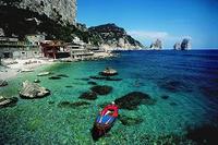 The pretty bay at Capri The pretty bay at Capri