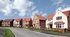 A street scene of the traditional looking homes from Redrow’s New Heritage Collection at Buckshaw Village, Chorley.