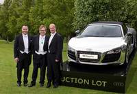 Audi R8 Spyder takes two for Elton John AIDS Foundation