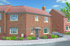 CGI of the family homes available at Lightmoor Green in Telford.