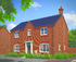 A computer generated image of one of the new Crest Nicholson homes at Canal Reach in Hinckley