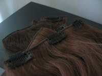 Celebrities choose clip-on hair extensions