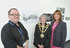 The Mayor of Bury, Councillor Yvonne Creswell next to Kelly Ma's winning design 