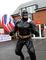 Caped crusader gets a super hero’s welcome at Coalville