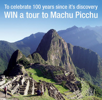 Celebrate 100 years of Machu Picchu