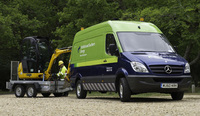 Clean ‘green’ Mercedes-Benz Sprinters charge into SSE fleet