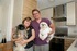 Rebecca and Andrew’s new home includes integrated top brand kitchen appliances.