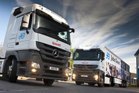 Mercedes-Benz Actros are welcomed at John Guest