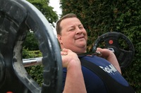 From site manager to strong man - Rod Latham has his sights on the powerlifting title.  