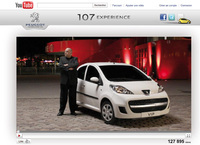 Peugeot launches the ‘107 experience’ on YouTube