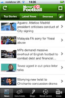 Mirror Football iPhone app improved and FREE for new season